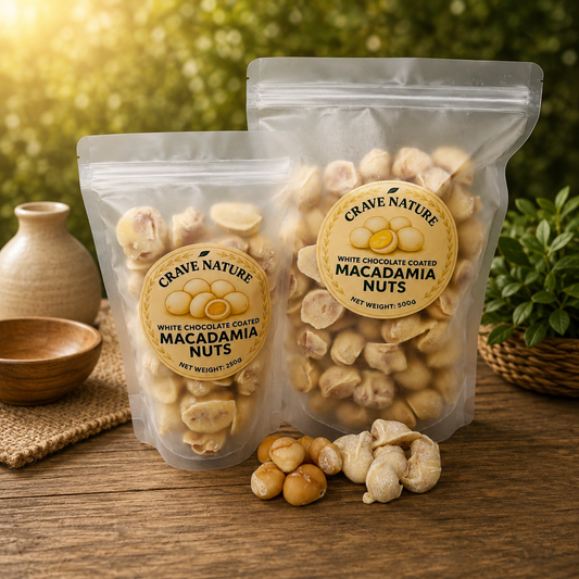 Macadamia White Chocolate Coated